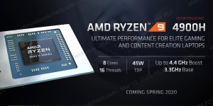 AMD 发布移动端锐龙9 处理器，8 核心频率高达 4.3GHz