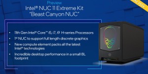英特尔发布野兽峡谷NUC主机：十一代H45处理器，支持全尺寸RTX 3090显卡