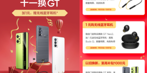 福利多多 十一购机realme真我诚意来袭