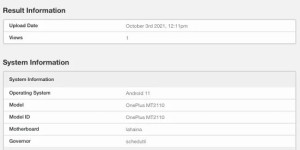 一加9RT现身GeekBench，将搭载骁龙888处理器